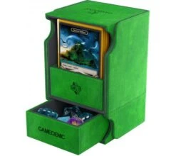 Gamegenic Deckbox Watchtower 100+ Convertible Green -Card Game Shop 9065580 5