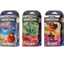 Disney Lorcana - The First Chapter Starter Deck (set Of 3 Including 3 Boosters)