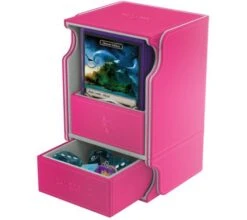Gamegenic Deckbox Watchtower 100+ Convertible Pink -Card Game Shop GGS20080 5