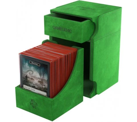 Gamegenic Deckbox Watchtower 100+ XL Convertible Green 5 Gamegenic Deckbox Watchtower 100+ XL Convertible Green - Image 3