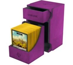 Gamegenic Deckbox Watchtower 100+ Convertible Purple -Card Game Shop GG Watchtower Purple 0002