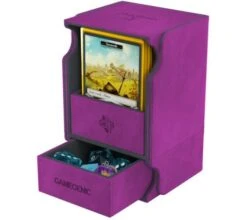 Gamegenic Deckbox Watchtower 100+ Convertible Purple -Card Game Shop GG Watchtower Purple 0003