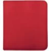 Ultra Pro Vivid Pro 12 Pocket Zippered Binder: Red -Card Game Shop bi 12 pocket zippered red 1