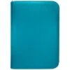 Ultra Pro Vivid 4 Pocket Zippered Pro Binder - Teal -Card Game Shop bi 4pkt vivid teal 1