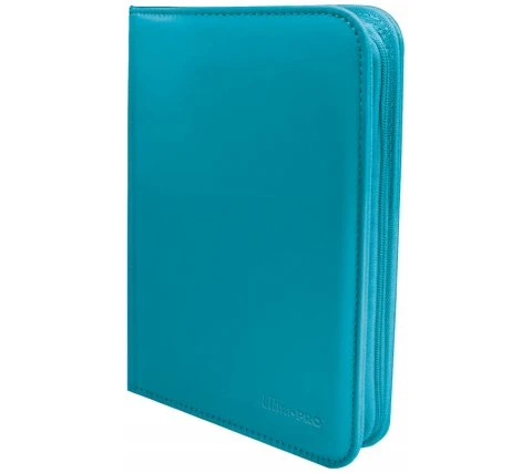 Ultra Pro Vivid 4 Pocket Zippered Pro Binder - Teal 4 Ultra Pro Vivid 4 Pocket Zippered Pro Binder - Teal - Image 2