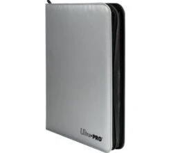 Ultra Pro - Premium Zippered Pro Binder 9-Pocket: Fire Resistant Silver -Card Game Shop bi 9pkt fire resistant silver 3