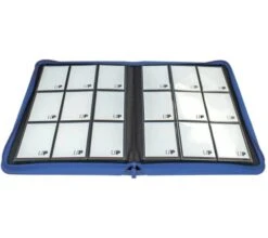 Ultra Pro Vivid 9 Pocket Zippered Pro Binder - Blue -Card Game Shop bi 9pkt vivid blue 3