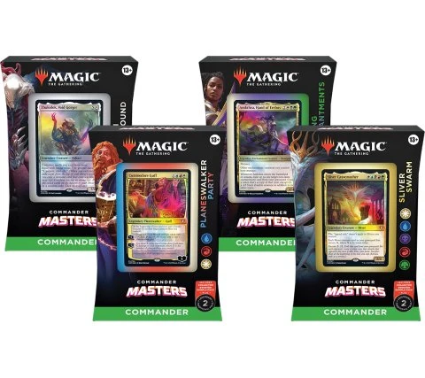 Commander Deck Commander Masters (set Of 4 Decks) 3 Commander Deck Commander Masters (set Of 4 Decks)
