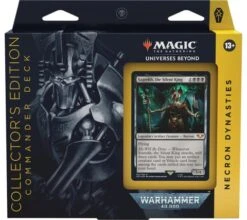 Universes Beyond: Commander Deck Warhammer 40,000 Collector's Edition (set Of 4 Decks) -Card Game Shop cd ub w40k collector necron dynasties 1b
