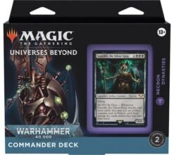 Universes Beyond: Commander Deck Warhammer 40,000 (set Of 4 Decks) -Card Game Shop cd ub w40k necron dynasties 1b 1