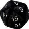 Ultra Pro Jumbo D20 Plush Black -Card Game Shop d20 jumbo plush black