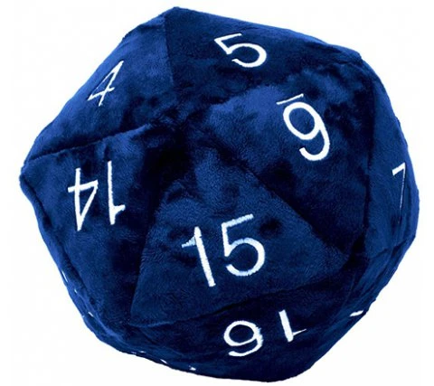 Ultra Pro Jumbo D20 Plush Blue 3 Ultra Pro Jumbo D20 Plush Blue