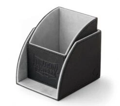 Dragon Shield Nest 100: Black And Light Gray -Card Game Shop db nest black lightgrey 2