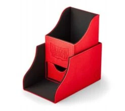 Dragon Shield Nest 100+ With Tray: Red And Black -Card Game Shop db nest plus red black 3