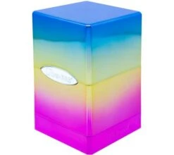 Ultra Pro Deckbox Satin Tower Hi-Gloss Rainbow