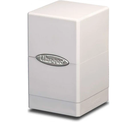 Ultra Pro Deckbox Satin Tower White 3 Ultra Pro Deckbox Satin Tower White