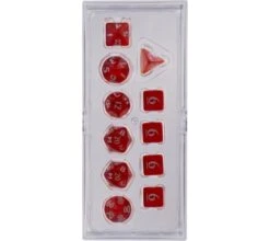 Wizards Of The Coast Dice Set Eclipse: Apple Red (11-piece) -Card Game Shop dice set eclipse apple red 3