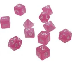Wizards Of The Coast Dice Set Eclipse: Hot Pink (11-piece)