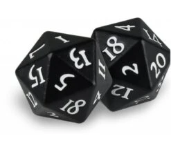Ultra Pro Dice Set D20 Heavy Metal: Green (2 Pieces)