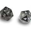 Ultra Pro Dice Set D20 Heavy Metal: Gun Metal (2 Pieces) -Card Game Shop ds d20 heavy metal gun metal