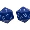 Ultra Pro Dice Set D20 Vivid Heavy Metal: Blue (2 Pieces) -Card Game Shop ds d20 vivid heavy metal blue 1