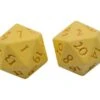 Ultra Pro Dice Set D20 Vivid Heavy Metal: Yellow (2 Pieces) -Card Game Shop ds d20 vivid heavy metal yellow 1