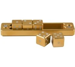 Ultra Pro Dice Set D6 Gravity Dice: Gold (5 Pieces)