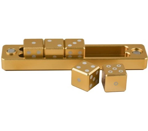 Ultra Pro Dice Set D6 Gravity Dice: Gold (5 Pieces) 3 Ultra Pro Dice Set D6 Gravity Dice: Gold (5 Pieces)