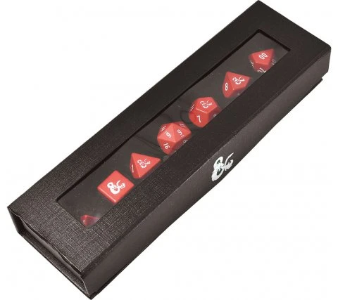 Ultra Pro Dungeons And Dragons: Heavy Metal Dice Set - Red And White (7 Pieces) 3 Ultra Pro Dungeons And Dragons: Heavy Metal Dice Set - Red And White (7 Pieces)