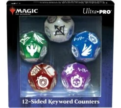 Ultra Pro Keyword Counters Dice Set (5 Pieces) -Card Game Shop ds keyword counters 5