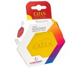 Gamegenic Catan Hexatower - Yellow -Card Game Shop gc hexatower yellow 4