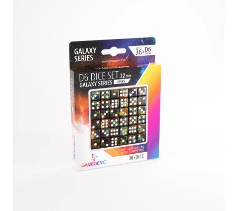 Gamegenic - Galaxy Series D6 Dice Set: Mars (36 Pieces) 5 Gamegenic - Galaxy Series D6 Dice Set: Mars (36 Pieces) - Image 3
