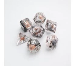 Gamegenic - Embraced Series RPG Dice Set: Shield & Weapons (7 Pieces)