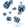 Oakie Doakie Dice Set D6 Marble: Blue (36 Pieces) -Card Game Shop odd 400003 1