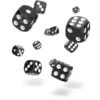 Oakie Doakie Dice Set D6 Marble: Black (36 Pieces) 1 Oakie Doakie Dice Set D6 Marble: Black (36 Pieces) -Card Game Shop odd 400004 1