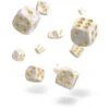 Oakie Doakie Dice Set D6 Marble: White (36 Pieces) -Card Game Shop odd 400005 1