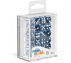 Oakie Doakie Dice Set D6 Gemidice: Liquid Steel (36 Pieces) -Card Game Shop odd 400042 3