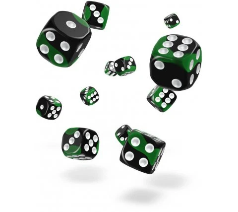 Oakie Doakie Dice Set D6 Glow In The Dark: Biohazard (36 Pieces) 3 Oakie Doakie Dice Set D6 Glow In The Dark: Biohazard (36 Pieces)