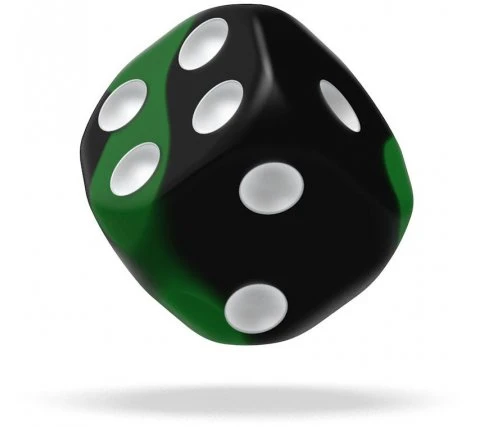 Oakie Doakie Dice Set D6 Glow In The Dark: Biohazard (36 Pieces) 4 Oakie Doakie Dice Set D6 Glow In The Dark: Biohazard (36 Pieces) - Image 2