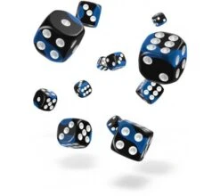 Oakie Doakie Dice Set D6 Glow In The Dark: Deep Ocean (36 Pieces)
