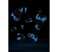 Oakie Doakie Dice Set D6 Glow In The Dark: Deep Ocean (36 Pieces) 10 Oakie Doakie Dice Set D6 Glow In The Dark: Deep Ocean (36 Pieces) -Card Game Shop odd 400046 3