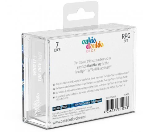 Oakie Doakie Dice Set RPG Gemidice: Twilight Stone (7 Pieces) 5 Oakie Doakie Dice Set RPG Gemidice: Twilight Stone (7 Pieces) - Image 3