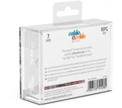 Oakie Doakie Dice Set RPG Gemidice: Silver-Rust (7 Pieces) -Card Game Shop odd 500032 3
