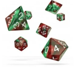 Oakie Doakie Dice Set RPG Gemidice: Bloody Jungle (7 Pieces)