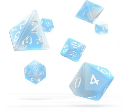 Oakie Doakie Dice Set RPG Glow In The Dark: Arctic (7 Pieces) 3 Oakie Doakie Dice Set RPG Glow In The Dark: Arctic (7 Pieces)