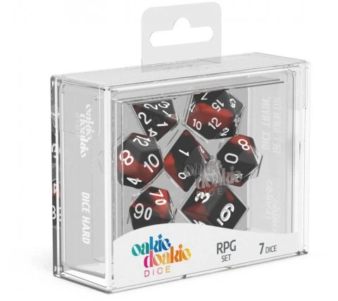 Oakie Doakie Dice Set RPG Glow In The Dark: Lava (7 Pieces) 6 Oakie Doakie Dice Set RPG Glow In The Dark: Lava (7 Pieces) - Image 4