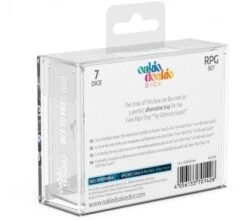 Oakie Doakie Dice Set RPG Glow In The Dark: Deep Ocean (7 Pieces) -Card Game Shop odd 500046 5