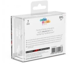 Oakie Doakie Dice Set RPG Enclave: Ruby (7 Pieces) -Card Game Shop odd 500047 3