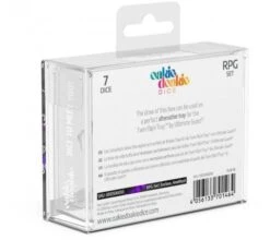 Oakie Doakie Dice Set RPG Enclave: Amethyst (7 Pieces) -Card Game Shop odd 500050 3