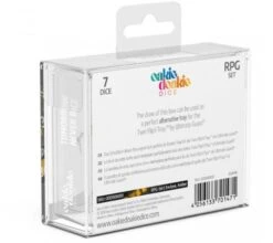 Oakie Doakie Dice Set RPG Enclave: Amber (7 Pieces) -Card Game Shop odd 500051 3